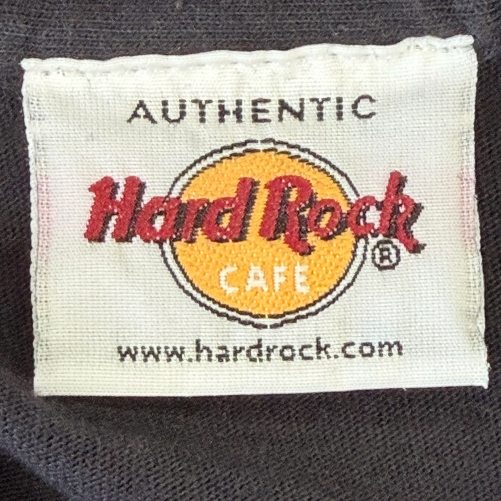 Hard Rock Cafe Black Tee with Gold Design - Picture 6 of 6